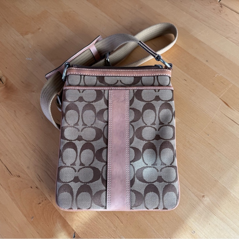 Coach Canvas and Leather Crossbody Bag